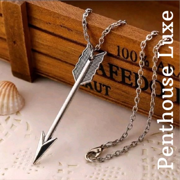 Penthouse Luxe Jewelry - Arrow Pendant Necklace